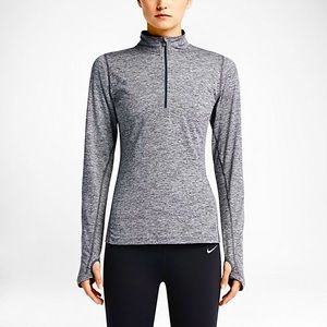Women’s Nike Running long sleeve with a zip up collar